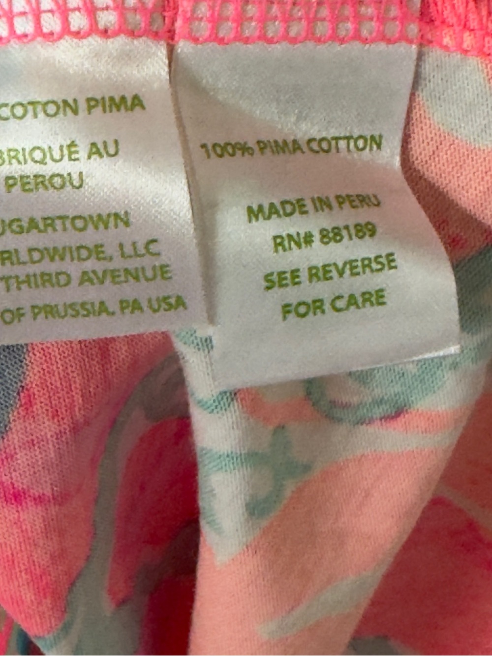Lilly Pulitzer Melle Trapeze Dress Womens Large Pink Blue Coral I’m So Jelly - Picture 7 of 11